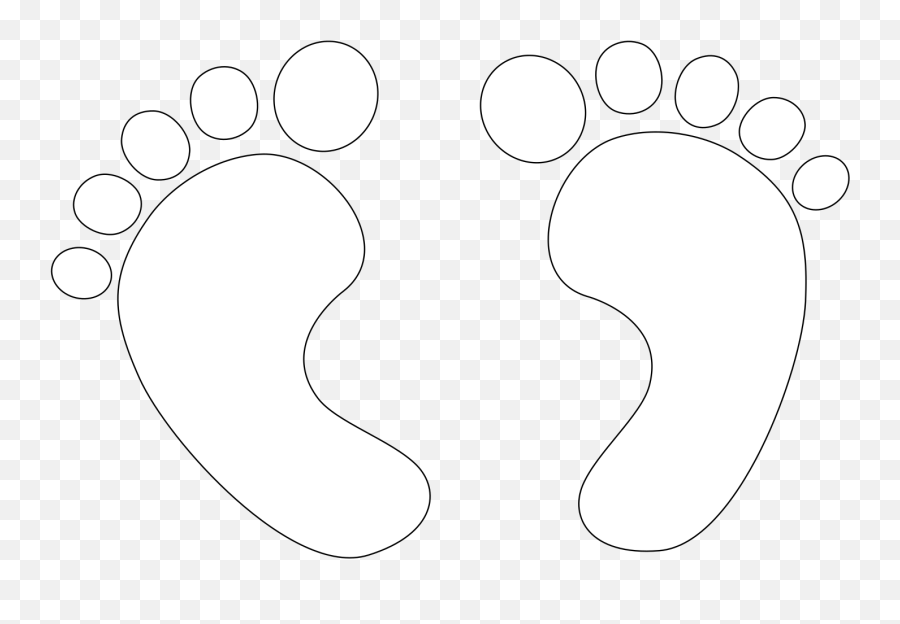 Pink Baby Feet Clip Art - White Baby Footprints Transparent Emoji,Baby Feet Clipart