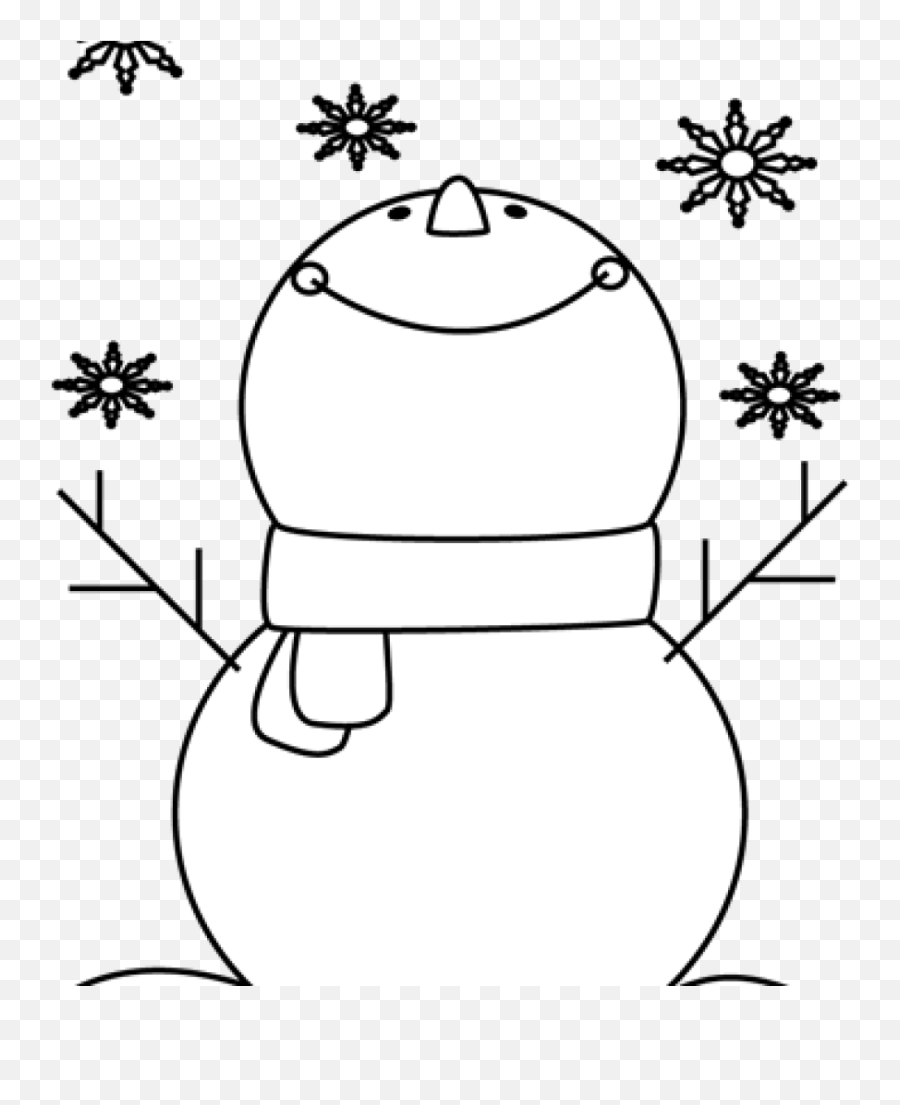 Snowman Clipart Plain - Dot Emoji,Snowman Clipart Black And White
