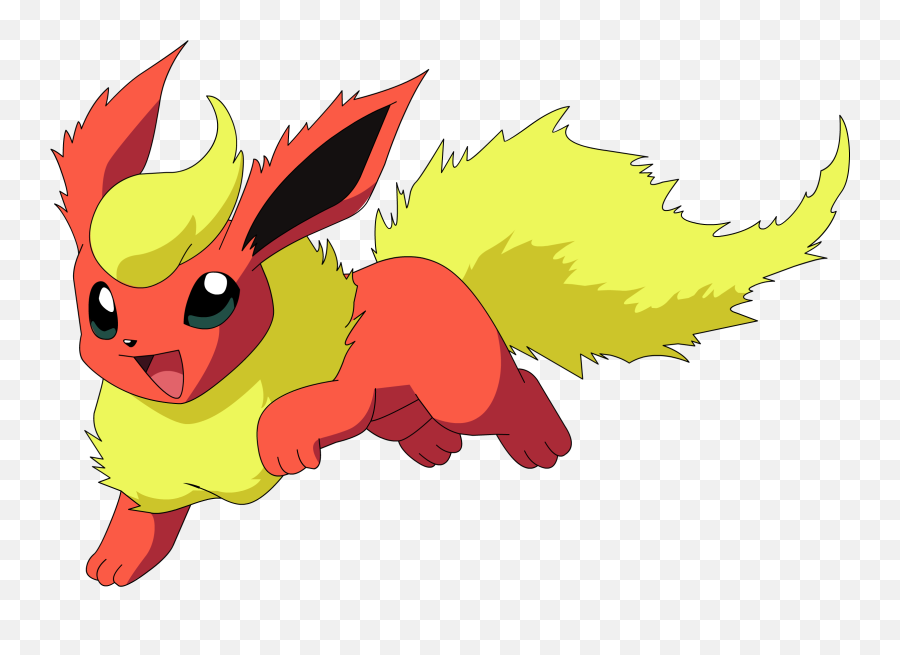 Download Pokemon Clipart Fire Pokemon - Pokemon Eevee Pokemon Flareon Eevee Evolutions Emoji,Pokemon Clipart