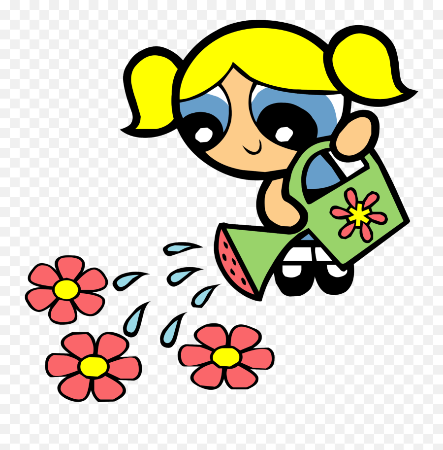 Download Hd Powerpuff Girls Blossom Cartoon - Coloring Emoji,Power Puff Girls Logo