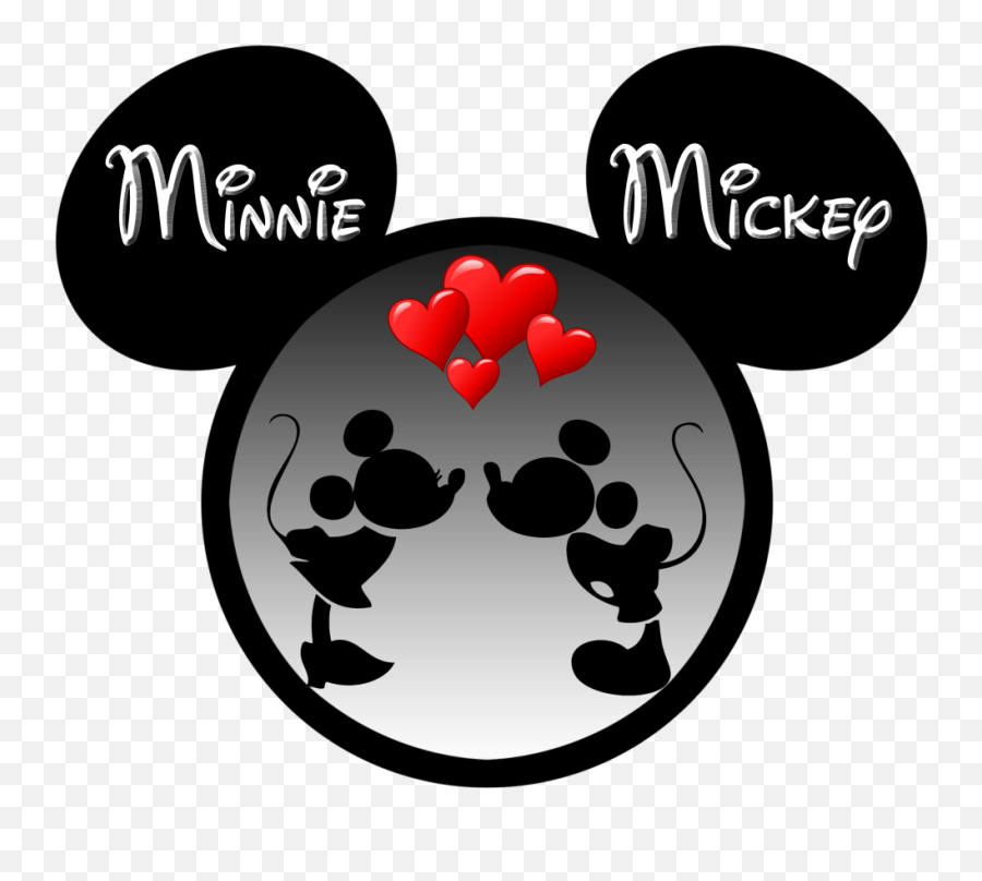 Minnie Mickey Silhouette Photo This Photo Was Uploaded By Emoji,Mickey Silhouette Png