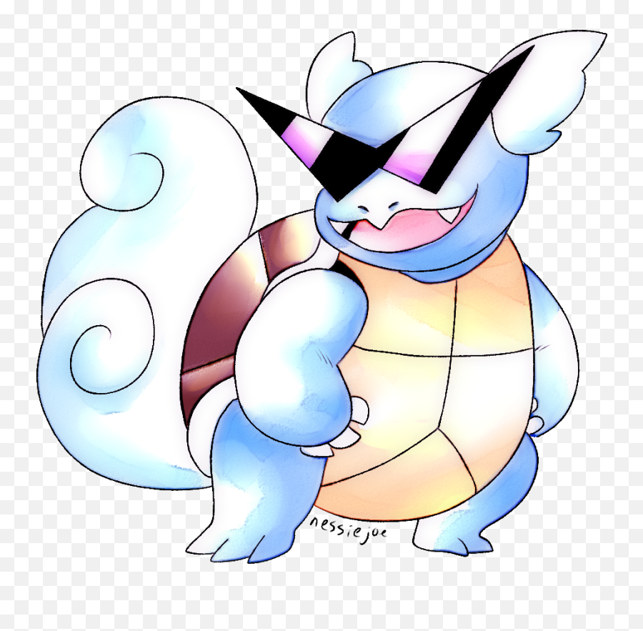 Squirtle Squad Wartortle By Nessiejoe - Fur Affinity Dot Net Emoji,Squirtle Squad Logo