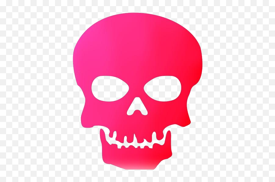 Cute Skeleton Skull Transparent - Fork And Spoon Skull Emoji,Skull Transparent Background