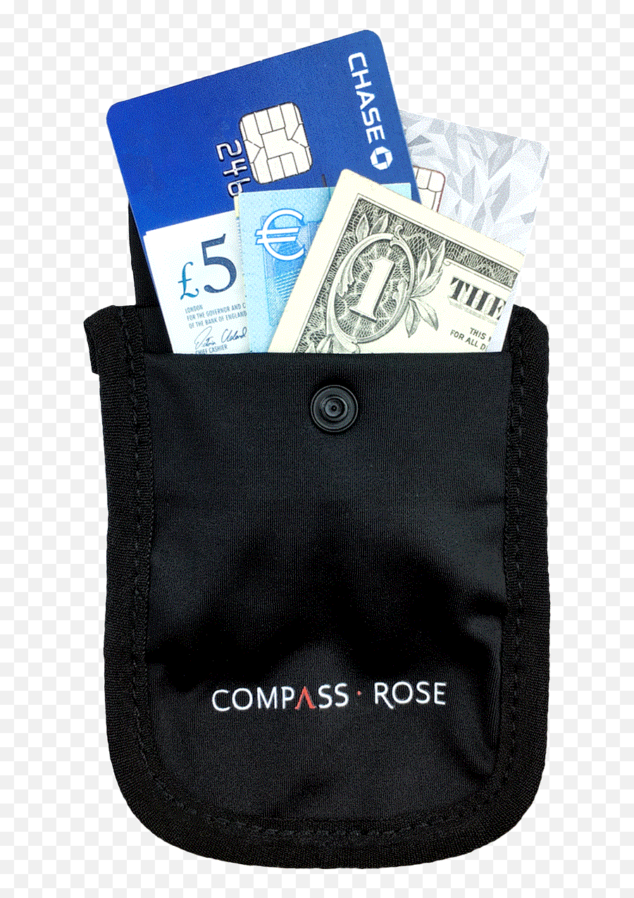 Compass Rose Travel Accessories U2013 Compass Rose - Money Belt Emoji,Compass Rose Png
