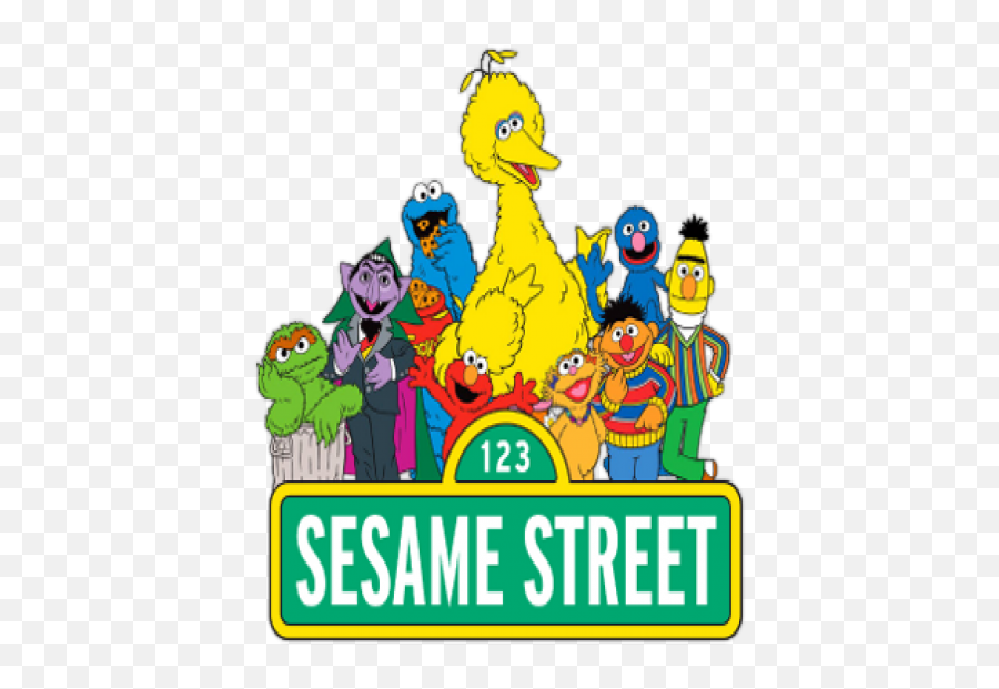 Sesame Street Characters Png Emoji,Sesame Street Clipart