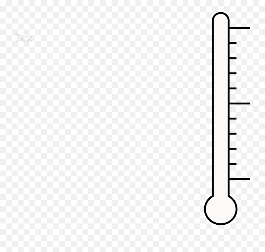 Thermometer Blank Clip Art At Clker - Dot Emoji,Thermometer Clipart