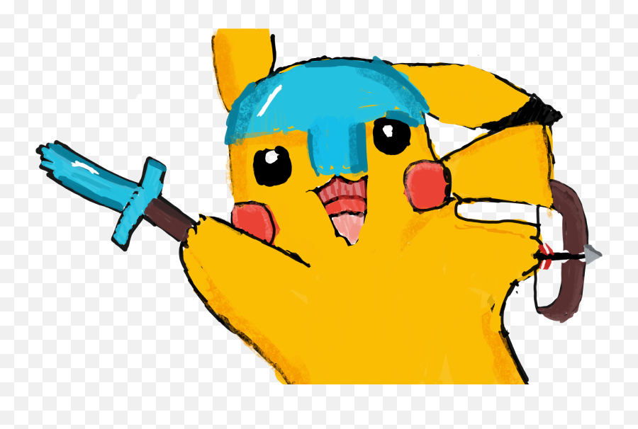 Pikachuu0027s Going To Fight The Ender Dragon Feedback Please - Fictional Character Emoji,Ender Dragon Png