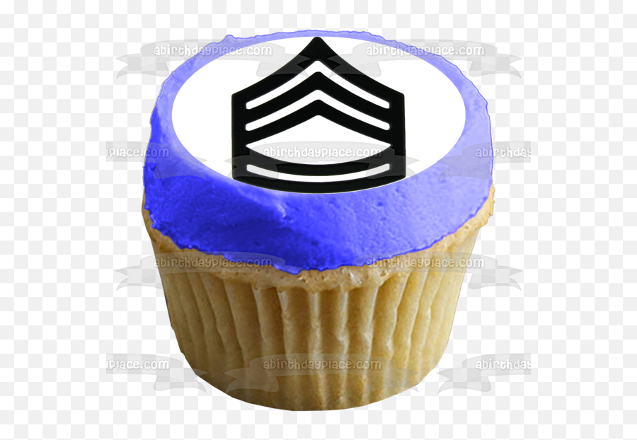 United States Army Sergeant Rank Logo Edible Cake Topper Image Abpid09787 - A Birthday Place Emoji,United States Army Logo