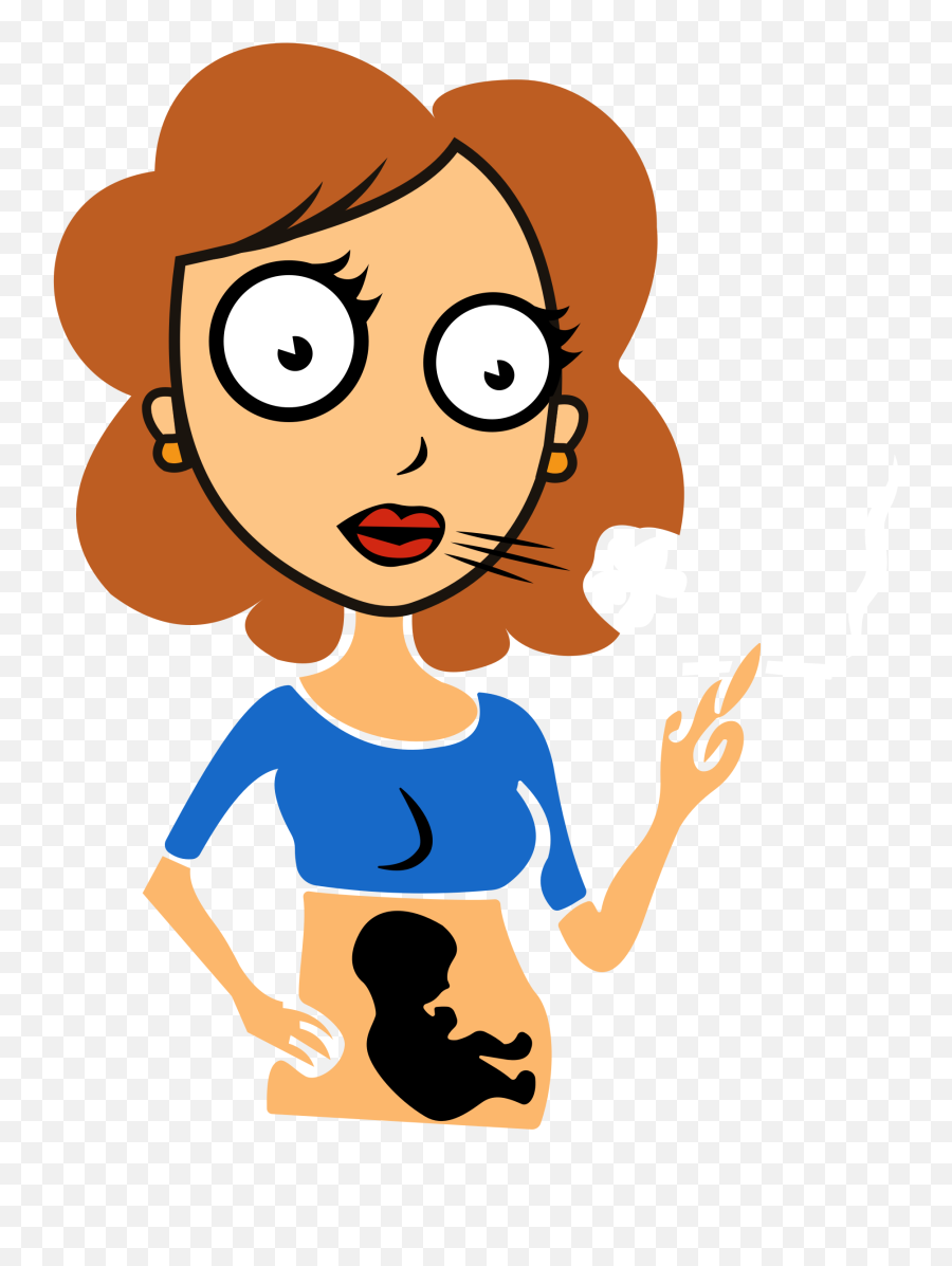 Smoking Clipart Pregnant Woman Smoking Pregnant Woman - Clip Art Pregnant Woman Cartoon Emoji,Woman Clipart