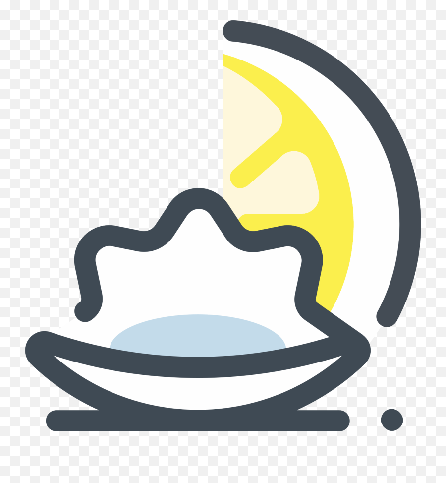 Oysters With Lemon Icon - Seafood Clipart Full Size Seafood Oyster Icon Emoji,Seafood Clipart