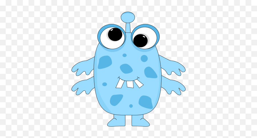 Blue Monster Clip Art - Monster Clip Art Emoji,Monster Clipart