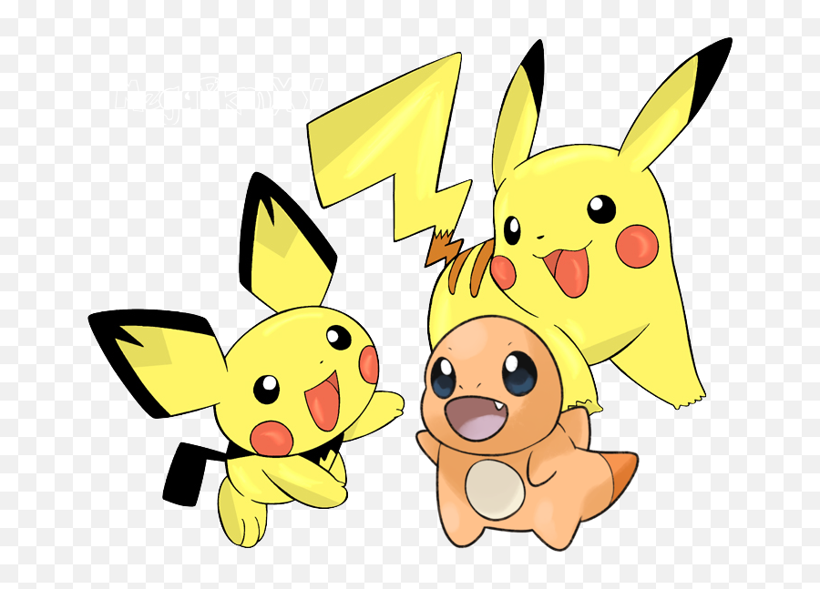 To Us Baby Bulbasaur Baby Squirtle Baby - Coloring Pages Pikachu And Pichu Emoji,Pichu Png