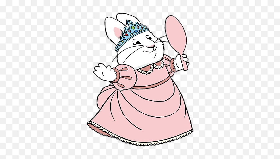 Check Out This Transparent Ruby Bunny Princess Dress Png Image - Max Ruby Emoji,Bunny Transparent