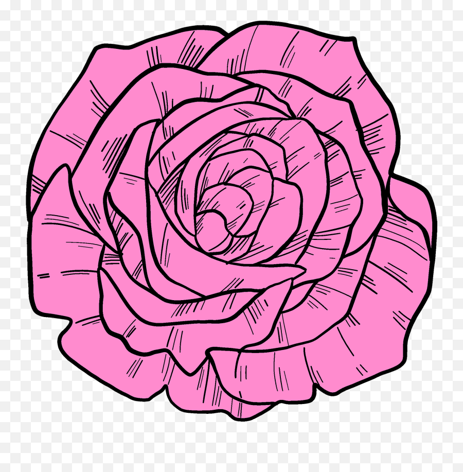 Pink Rose Clipart Free Download Transparent Png Creazilla - Lovely Emoji,Rose Clipart