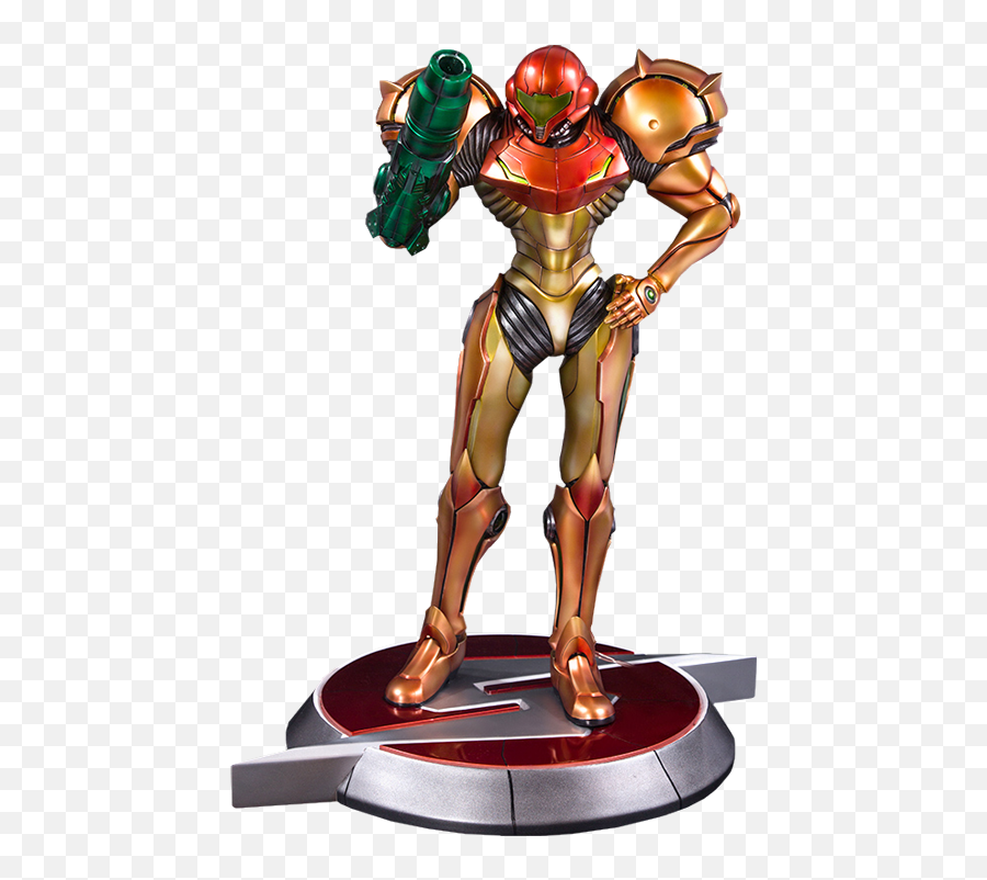 Nintendo Samus Varia Suit Statue By First 4 Figures Emoji,Zero Suit Samus Png
