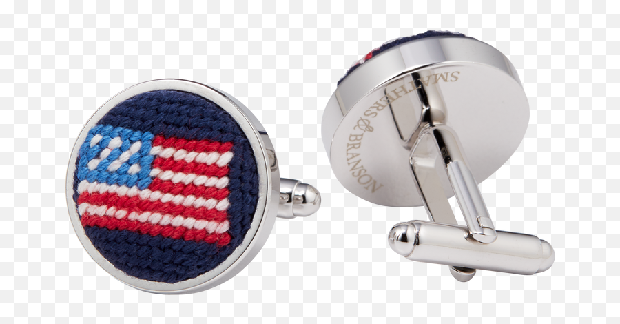 Smathers U0026 Branson American Flag Cuff Links U2013 White House Emoji,American Flag Circle Png