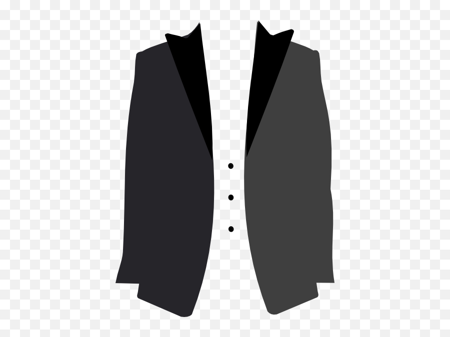 Alex Clip Art - Suit Jacket Clipart Png 438x594 Png Emoji,Coat Clipart Black And White