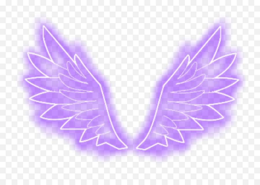 Wings Neon Png Image - Purple Neon Wings Png Emoji,Neon Png
