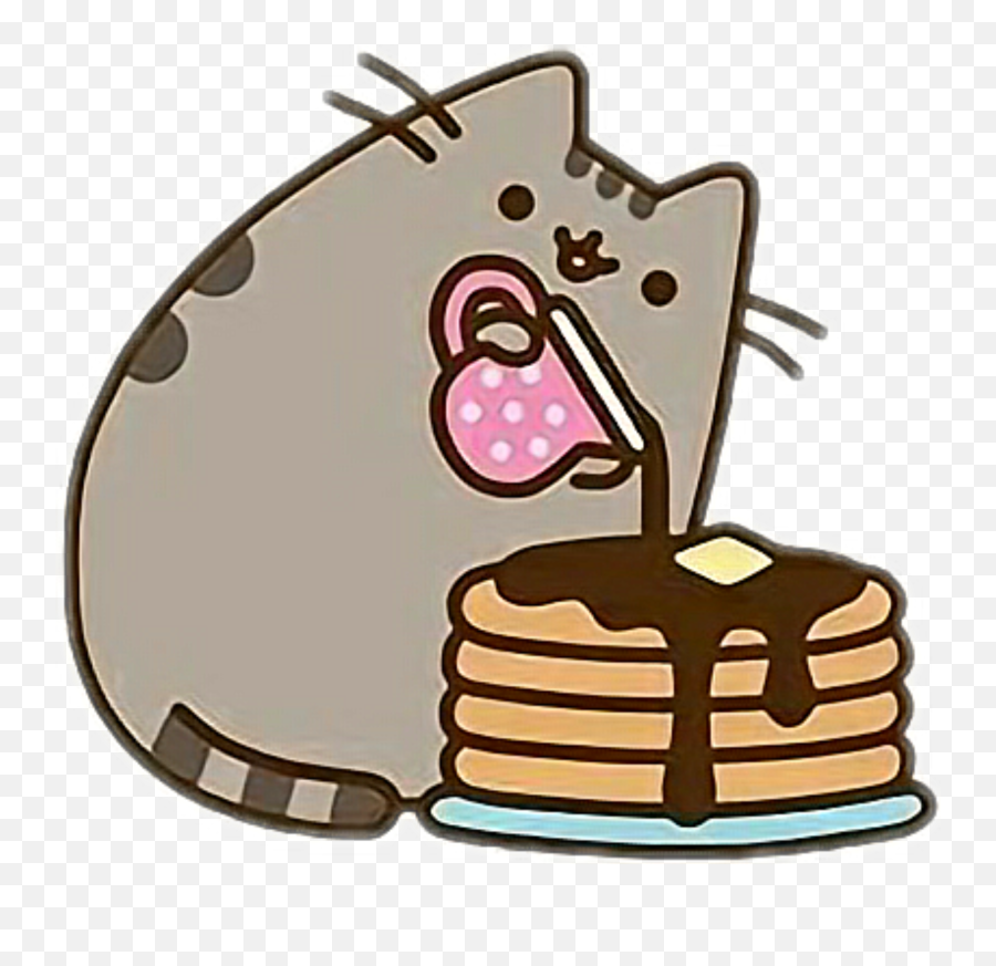 Pancakes Clipart - Pusheen Pancakes Emoji,Pancakes Clipart