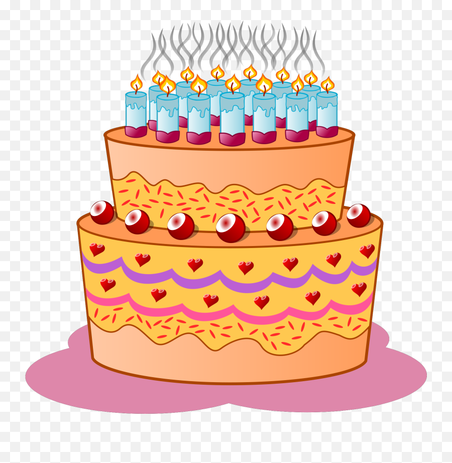Birthday Cake Svg Vector Birthday Cake - Png Birthday Cake Vector Emoji,Birthday Cake Clipart