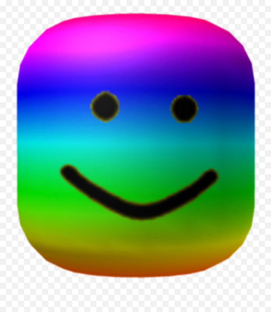 Roblox Oof Decal - Roblox Noob Head Rainbow Emoji,Oof Png