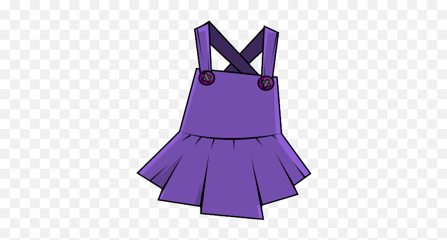Clipart Panda - Purple Dress Clipart Emoji,Clothes Clipart
