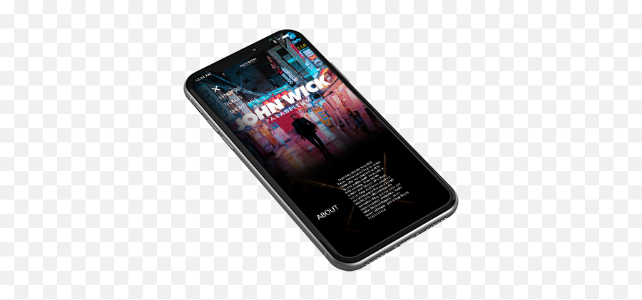 John Wick Movie Website Iphone Mockup By Maui Uy On Dribbble - Camera Phone Emoji,John Wick Png