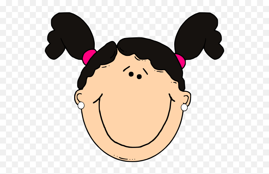 Smiling Girl Cliparts Png Images - Clipart Girl Face Emoji,Smiling Clipart