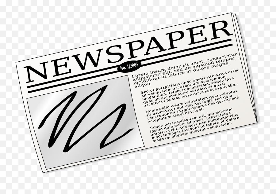 Clipart Newspaper - News Paper Clipart Emoji,Newspaper Clipart
