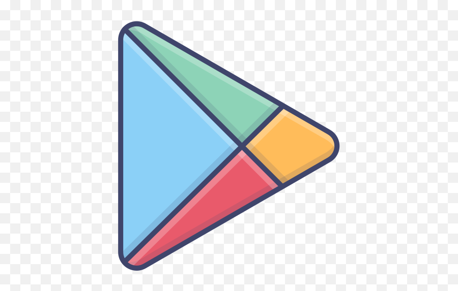 Google Play Logo Brand Free Icon Of - Vertical Emoji,Google Play Logo