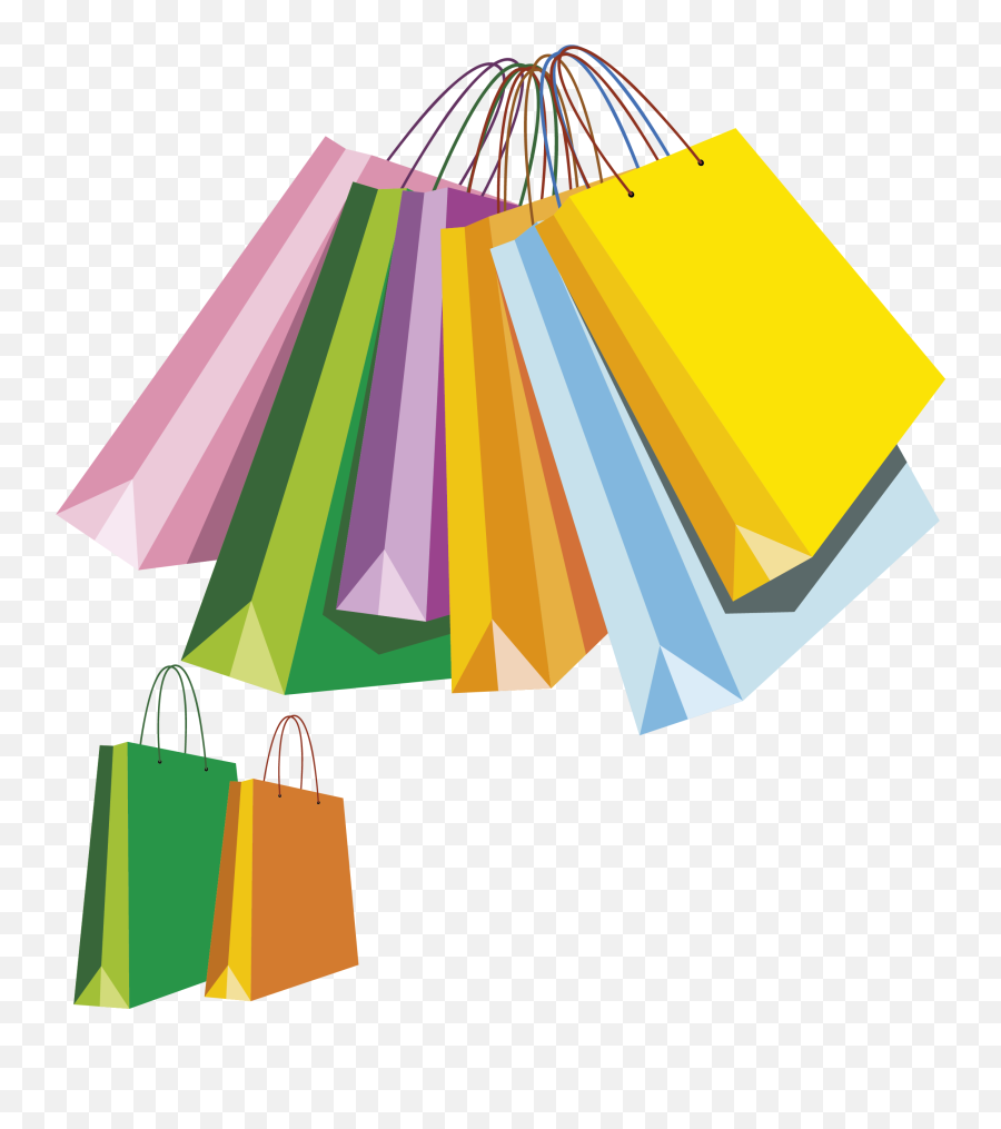 Shopping Bags Clipart Png - Clipart Cartoon Shopping Bags Emoji,Shopping Clipart