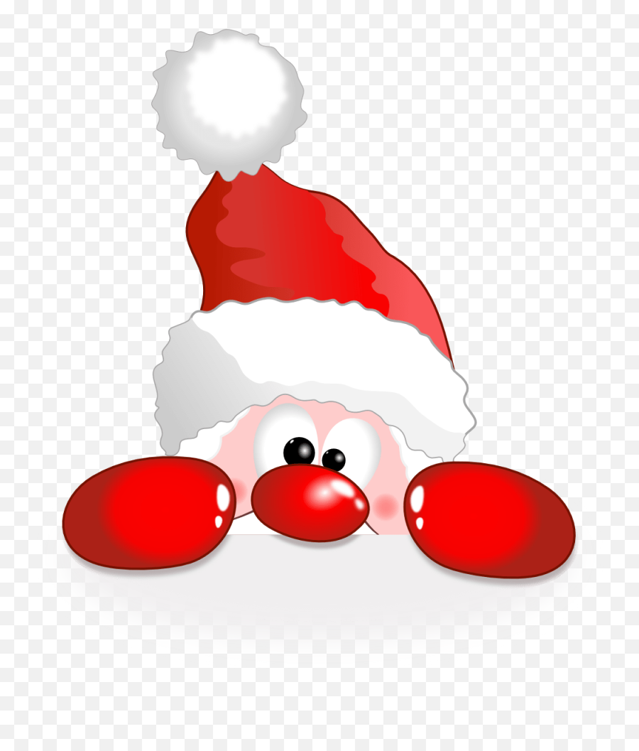 Funny Santa Png Transparent Cartoon - Funny Santa Clipart Emoji,Santa Png