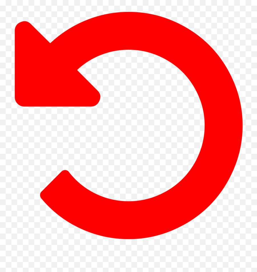 Red Circular Arrow - Red Circle Arrow Clipart Emoji,Circle Arrow Png