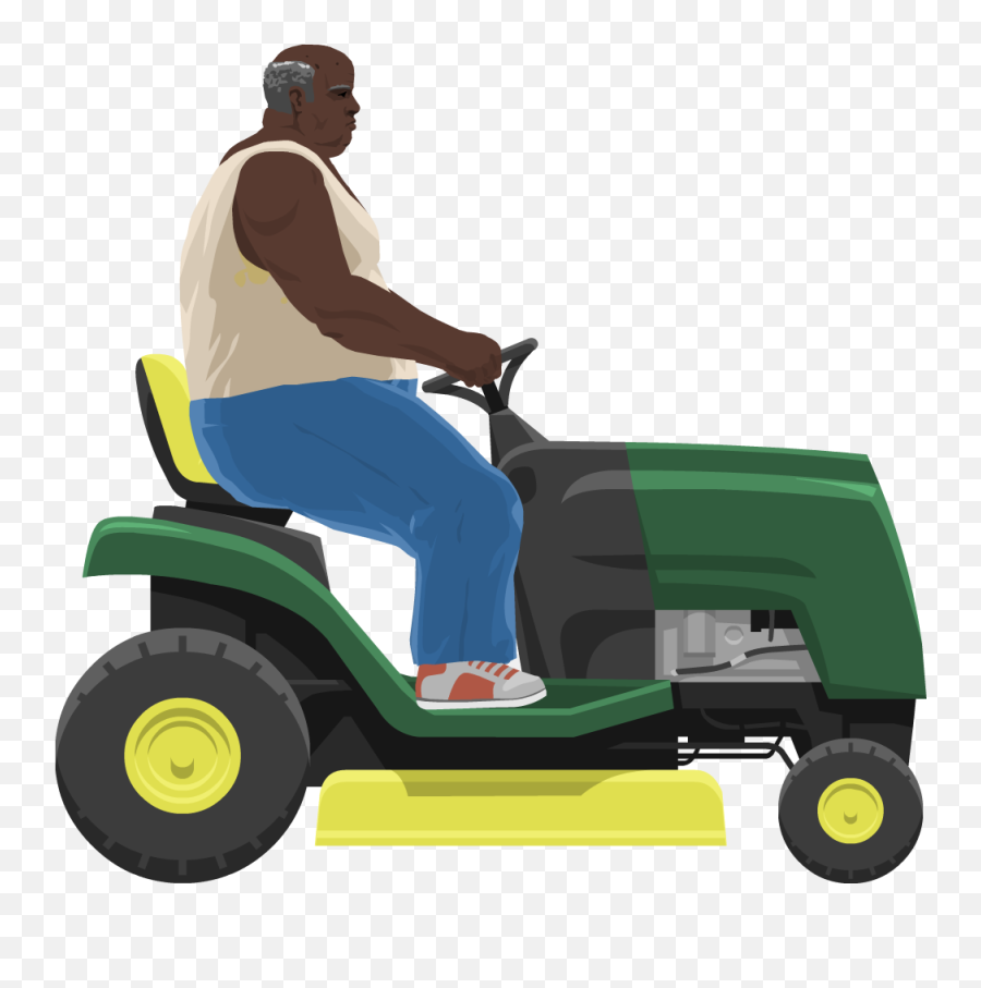 Png Mowing Lawnmower Man U0026 Free Mowing Lawnmower Manpng - Happy Wheels Lawnmower Man Emoji,Lawnmowers Clipart