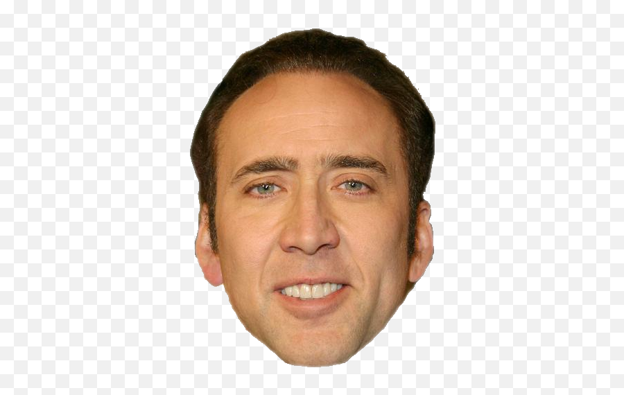 Scared Face - Nicolas Cage Png Download Original Size Png Nick Cage Face Transparent Emoji,Scared Face Png