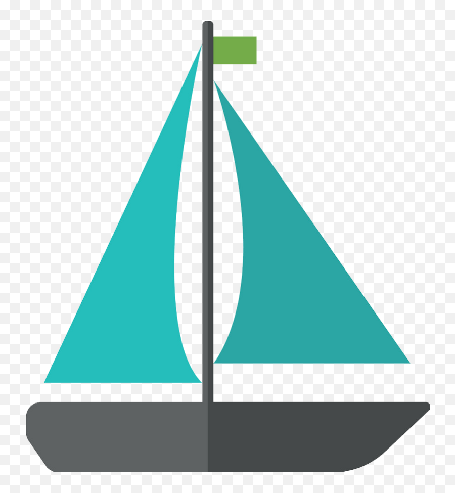 Icon Sailboat Clipart Transparent - Clipart World Emoji,Sailboat Png