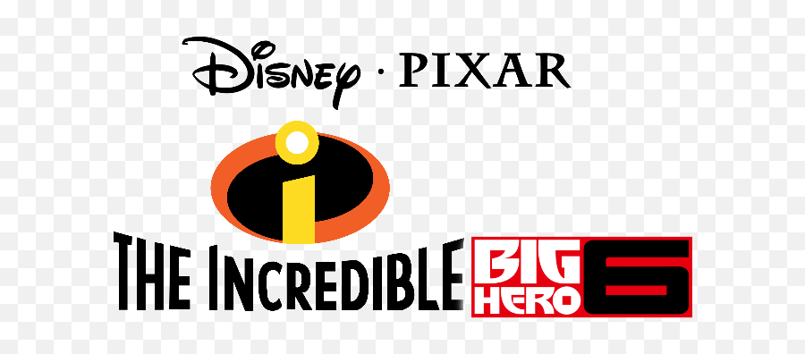 Incredibles Big Hero 6 Crossover Logo - Disney Pixar Emoji,The Incredibles Logo
