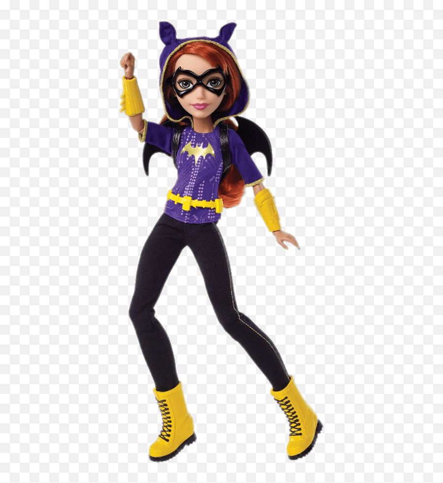 Dc Super Hero Girls Batgirl Action Figure Transparent Png - Dc Super Hero Girls Batgirl Doll Emoji,Batgirl Logo