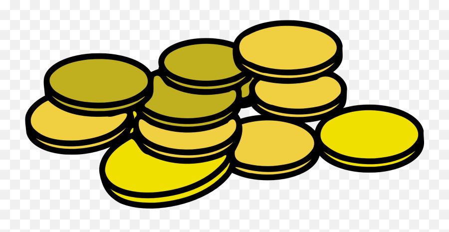 Gold Coins Clipart - Gold Coins Png Cartoon Emoji,Coins Clipart