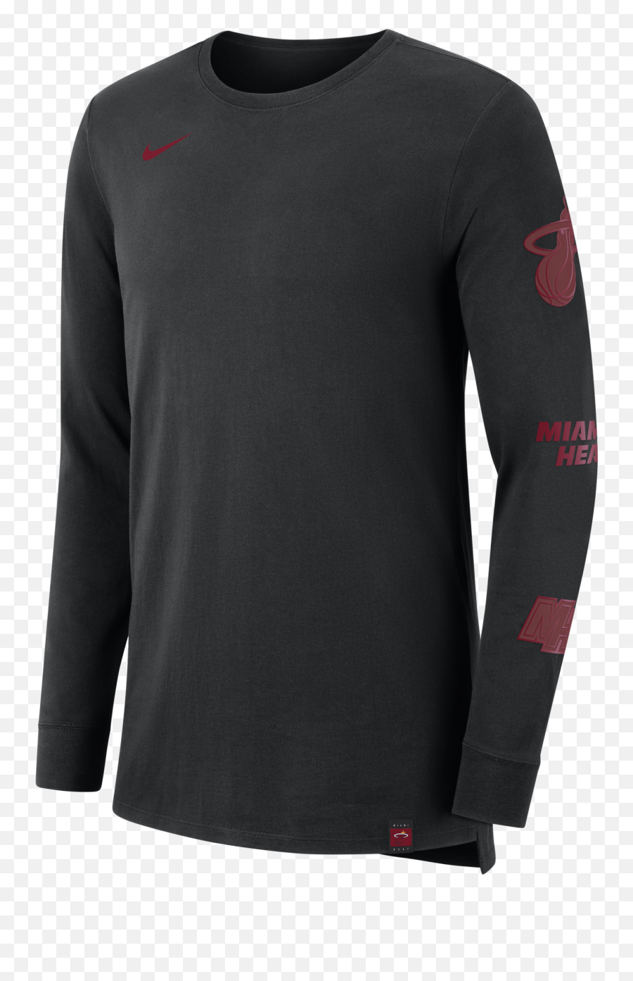 Nike Miami Heat Long Sleeve Team Logo - Miami Heat Long Sleeve Shirt Emoji,Miami Heat Logo