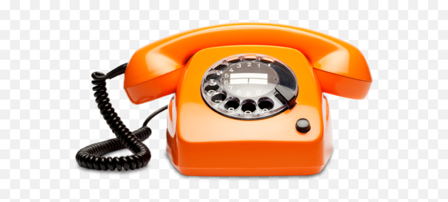 Phone Png - Telephone Orange Transparent Emoji,Telephone Png