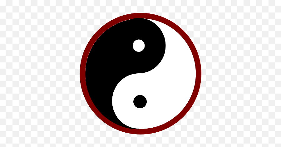 Small Yin Yang Symbol - Imágenes De Jim Y Jam Emoji,Yin And Yang Png