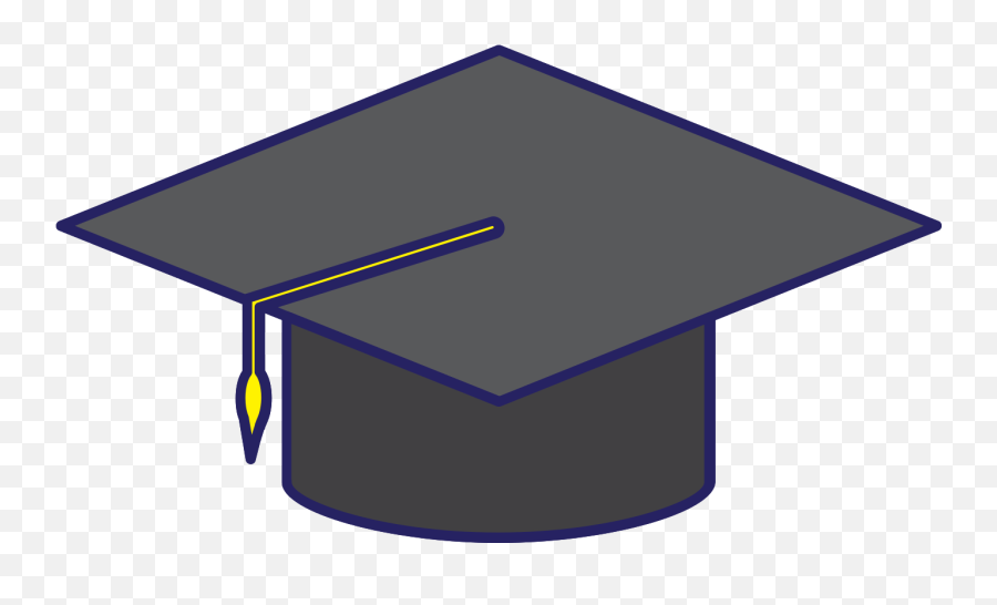 Free Graduation Cap Png With - Transparent Graduation Cap Cartoon Emoji,Graduation Cap Png