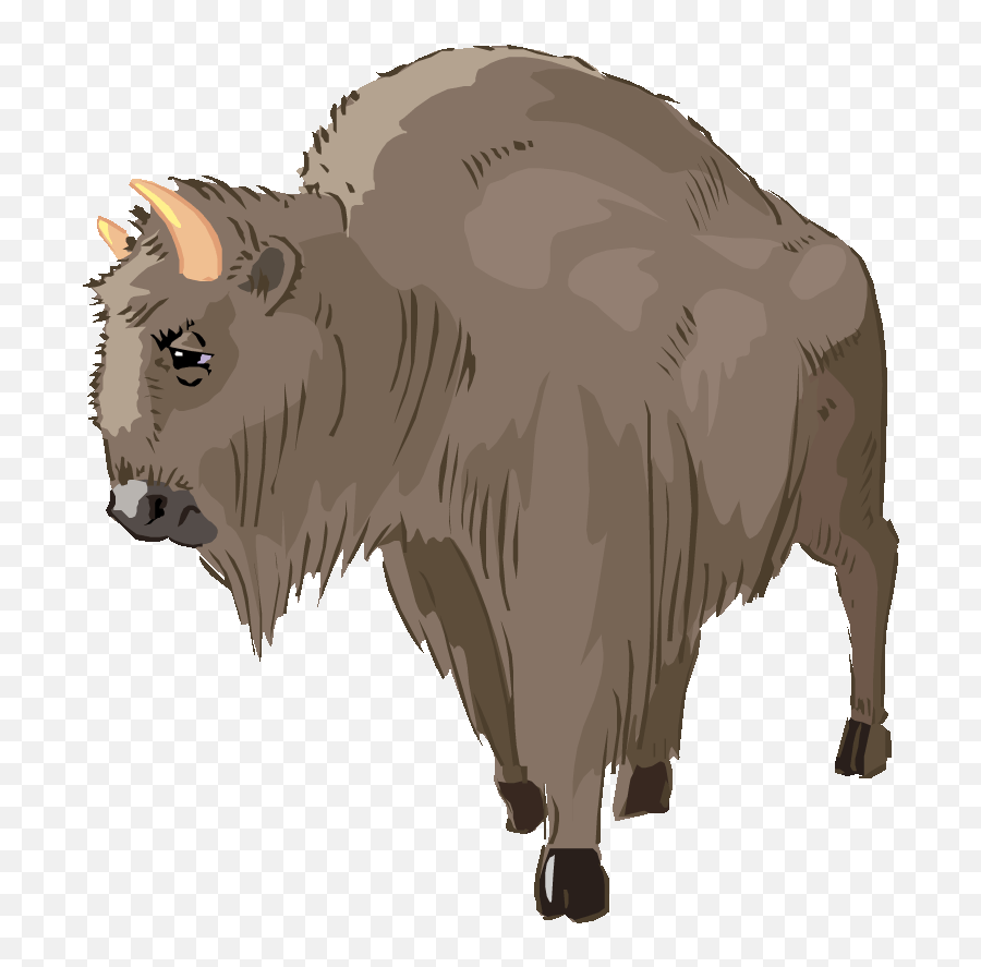 Free Buffalo Clipart - American Bison Emoji,Bison Clipart