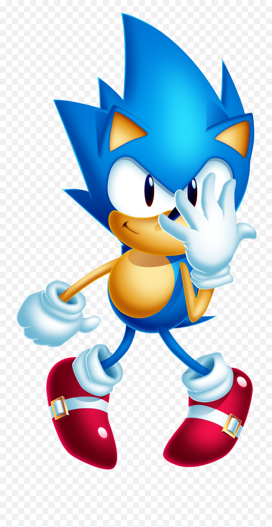 Toei Sonic Sonic Classic Clipart Png - Sonic The Hedgehog Emoji,Sonic Png