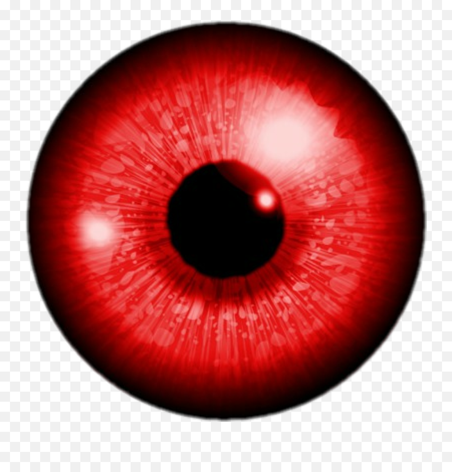 Red Eye Lens - Red Png Eyes Lens Emoji,Red Eye Transparent