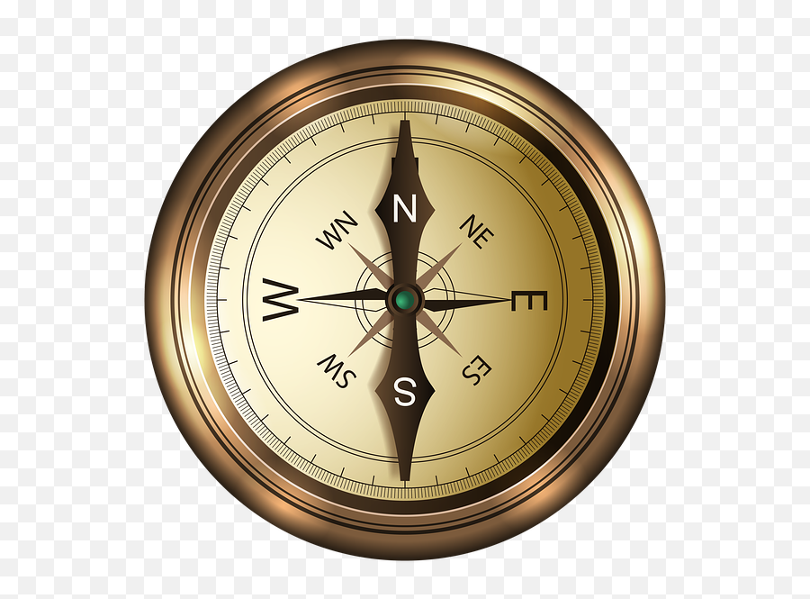 Compass North South - Free Image On Pixabay Vastu Compass Emoji,L Png