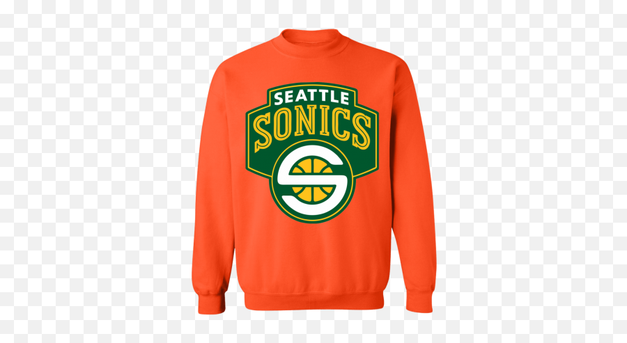 Seattle Supersonics Logo Sweatshirt - Fahriz Hoodie Joker Emoji,Sonics Logo