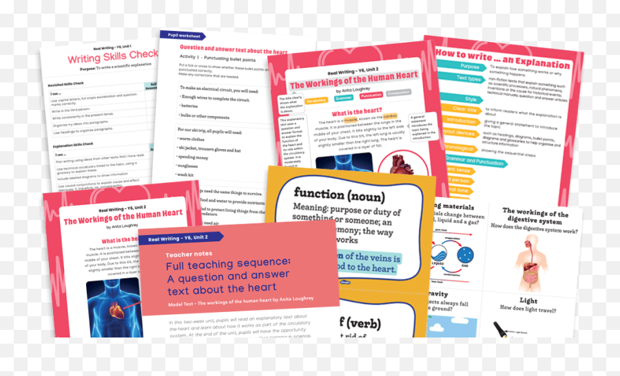 Year 6 Model Text Resource Pack 2 U0027the Workings Of The - Document Emoji,Human Heart Png
