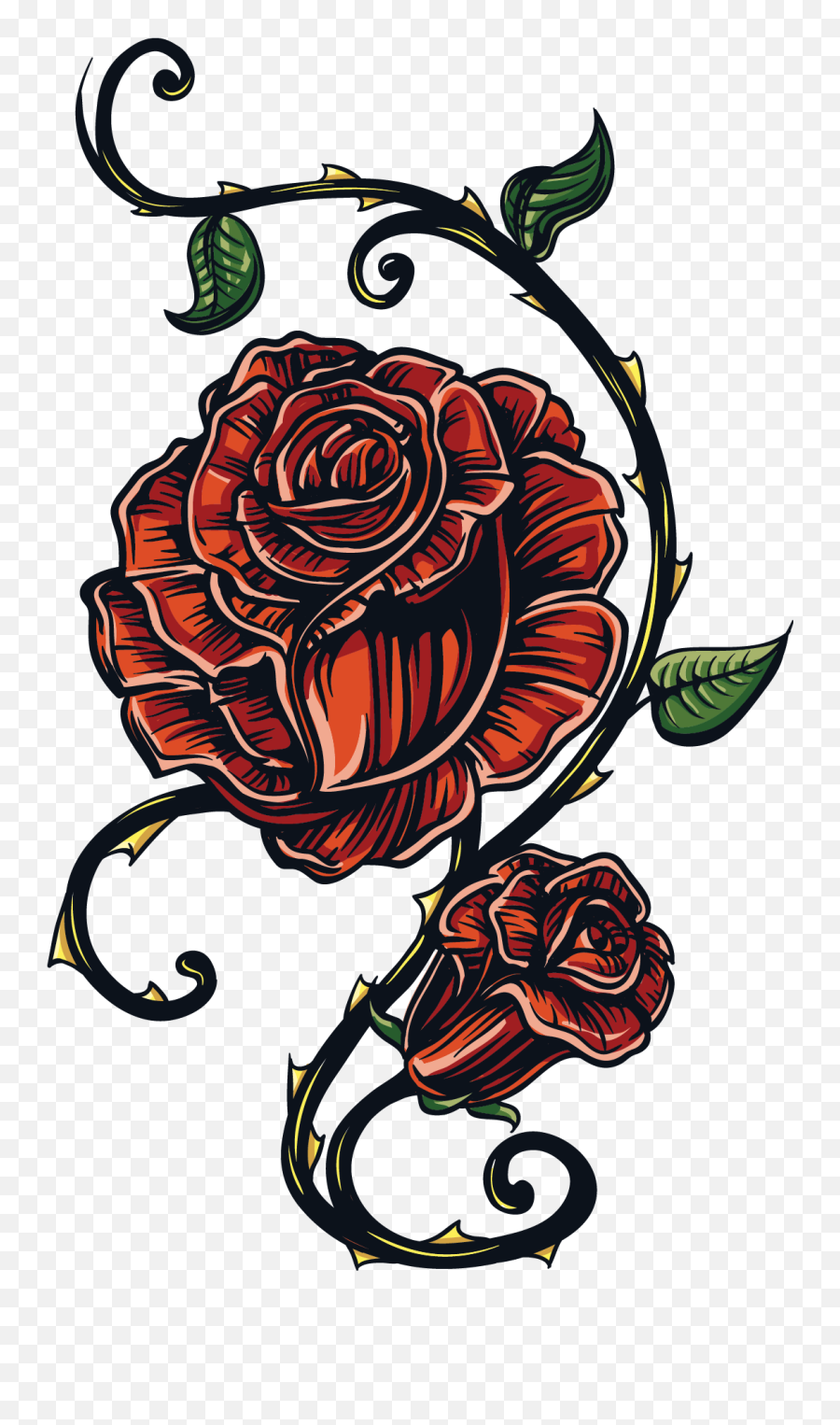 Download Vector T Emoji,Flower Tattoo Png